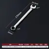 Llave de Flor de Ciruelo Acabado Espejo de Doble Propósito, Llave Inglesa Abierta, Herramienta de Reparación de Automóviles, Llave de Boca Abierta, Llave de Cabeza Fija para Reparación de Automóviles 6 mm-32 mm