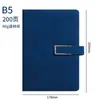 Caja de Regalo con Cuaderno A5 Set Personalizado Libro de Actas de Reunión Cultura de Oficina de Negocios Bloc de Notas Sencillo Cuaderno Personalización