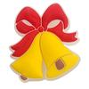 Zapatos navideños luminosos, accesorios para cuevas de flores, accesorios para cuevas, hebillas de goma blanda de PVC, Papá Noel.