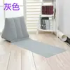 Colchonete Inflável de Praia em PVC Almofada Triangular de Praia para Exterior Dobrável Portátil à Prova de Umidade com Travesseiro Revestimento de Floco Colchonete Individual para Dormir