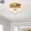 Luminarias de Techo Semiempotradas Moderna Lámpara de Techo de Vidrio Dormitorio Sala de Estar Cocina Comedor Pasillo Acceso Vestíbulo