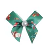 Fita de Natal transfronteiriça novo estilo laço feito à mão acessórios semiacabados headwear estampado acessórios de cabelo acessórios para sapatos e chapéus