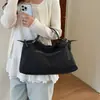 Bolso Grande de Mano Estilo Coreano Retro para Mujer 2026 Nuevo Bolso Sencillo de Lona Bolso Cruzado de Hombro Único Casual para el Trabajo