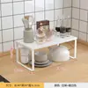 Almacenamiento de Gabinete en Capas, Encimera Pequeña, Estante de Almacenamiento de Cocina para Escritorio, Estante de Almacenamiento, Divisor para Condimentos, Platos y Utensilios