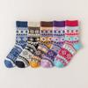Calcetines de comercio exterior transfronterizos de Amazon para mujer, 24 años, línea gruesa, nuevos calcetines de mujer, calcetines de tubo, calcetines gruesos y cálidos de lana.