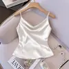 Camisola de Cetim Lisa para Mulheres - Moda Europeia e Americana Transfronteiriça da Amazon