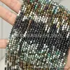 Piedra Turmalina, Granate, Ágata, Piedra Lunar, Lapislázuli, Cristal Cuentas Facetadas de 3 mm, Cuentas Sueltas para Manualidades