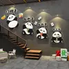 Pintura Decorativa Tendência para Salão de Mahjong Layout da Sala de Xadrez Escada Estilo Chinês Tema Arte de Xadrez Fundo de Parede Adesivo
