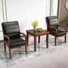 Silla de oficina con respaldo de madera maciza, silla de conferencia, silla con reposabrazos para personas mayores, silla de computadora, cómoda silla para uso doméstico para mahjong, silla de recepción