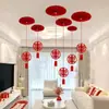 Conjunto de Decoração para Quarto de Casamento Celebração de Casamento Pingente para Sala de Estar Flor de Puxar Ornamento Noivo e Noiva Suprimentos de Casamento Casa Nova Ornamento Pendurado Dupla Felicidade