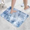 Tapete de piso cuadrado simple de tierra de diatomeas transfronterizo, baño, inodoro, resistente a las manchas, antideslizante, absorbente, de secado fácil, tapete resistente al desgaste