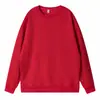 Sudadera de algodón sarga 260g, logo personalizado, ropa de trabajo, transfronterizo, sudadera talla grande, diseño estampado, uniforme de catering, venta directa de fábrica
