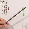 Grampo de Cabelo de Garça Voadora Estilo Antigo Grampo de Cabelo de Ébano Sintético Acessórios Hanfu Novo Estilo Chinês Grampo de Cabelo Cheongsam Joias Atacado para Mulheres