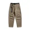 Calças Cargo Masculinas de Alta Qualidade Calças Casuais Modernas Versátil Marca de Moda Calças Compridas Calças Masculinas Elegantes Retas Roupas Masculinas