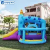 Castillo inflable para niños saltarín tobogán inflable trampolín exterior tamaño pequeño y mediano trampolín interior y exterior fabricante de trampolín monstruo