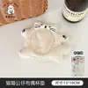 Novo tapete de mesa de tecido resistente ao calor com tema de animal fofo para meninas, adequado para barracas de feira noturna, decorativo e antiderramamento para xícaras de café