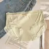 Pantis de seda de hielo para mujer, verano sin costuras finos de secado rápido color liso entrepierna de algodón sexy nuevos calzones tipo triángulo para niñas