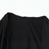 Vestido de Moda Feminino para Exportação, Novo Estilo Verão 2026, Estilo Europeu e Americano, Vestido Tricô Patchwork Lantejoula Bicolor com Costas Vazadas, Branco