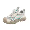 Zapatos de Senderismo de Suela Gruesa Aogushi Deng para Mujer 2026 Nuevo Verano Malla Rosa Dopamina Deportivos de Exterior Tipo Papá