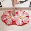 Alfombra de suelo de cachemira sintética con forma de fruta dopamina, bonita alfombra de baño, absorbente de agua, antideslizante, resistente a la suciedad, adecuada para el lado de la cama del dormitorio