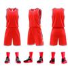 Traje de Baloncesto Personalizado al por Mayor de Velocidad Traje para Hombre de Secado Rápido Transpirable Traje de Entrenamiento Uniforme de Equipo de Competición Estudiantil Sello de Unidad