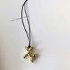 Collar Colgante Perro Globo de Cuerda Negra Diseño de Nicho para Mujer Cadena de Suéter Personalidad Hip Hop Accesorios de Pareja