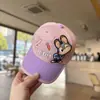 Gorra de Béisbol Giratoria de Animales Locos para Niños Primavera/Verano Nuevo Estilo Niños Niñas Gorra Protectora del Sol Linda Versátil Protección Solar