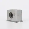 Abrazadera de tubo de aleación de aluminio ligera SFLLG2 abrazadera hidráulica fija de un solo agujero abrazadera de tubo de aceite abrazadera de tubo de aleación de aluminio ligera