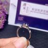 Anel de prata 925 da Caibao Jewelry vazio com incrustação de pedra pode ser feito por você mesmo