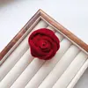 Acessórios de Flor Veludo Brilhante Rosa Material Acessórios de Flor da Moda Tecido Semi-Acabado Artesanal Acessórios de Flor Atacado