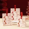Estilo Chinês Guofeng Caixa de Doces de Casamento Feliz Caixa de Presente Acompanhante de Noivado Nova Caixa de Doces de Casamento de Nicho Caixa Vazia