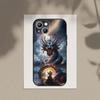Funda para iPhone 15 con diseño de dragón antiguo disuasorio.