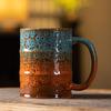 Caneca transfronteiriça 600ml copo para beber de grande capacidade alto valor de cor xícara de café de forno cerâmica vento ins copo barril de óleo