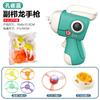 Brinquedo luminoso infantil libélula pistola catapulta externa disco voador giroscópio flash frisbee brinquedo interativo pai-filho