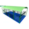 Abrigo de Chuva Estilo Toldo Removível para Quadras de Padel, Cercas de Estádios Internos e Externos, e Proteção de Rede para Guarda-corpo de Quadras