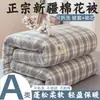 Estilo minimalista japonés Clase A algodón lavado algodón de Xinjiang colcha colcha desmontable lavable núcleo de colcha regalo colcha de invierno estudiante colcha de primavera y otoño
