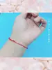 Pulseira de Corda Vermelha Ano do Zodíaco Ultra Fina para Bebê Pulseira Infantil Tornozeleira de Transferência de Segurança Par Presente Simples Proteção