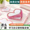 Notas Adhesivas Personalizadas por el Fabricante, Decoración de Escritorio Romántica con Forma de Corazón Regalos, Notas Adhesivas de Forma Especial para Oficina y Estudio