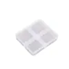 Caja de Plástico para Joyería de 4 Compartimentos Caja de Almacenamiento para Pendientes de Juguete Caja para Accesorios de Ferretería Caja de Almacenamiento para Cuentas Caja Organizadora Portátil