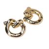 Metal Ear Casaco Superior Roupa Costurada à Mão Gabardine Jaqueta de Lã Botão Botão Jinda