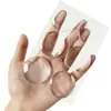 Adesivo Anticolisão Transparente Autoadesivo Sem Furos Amortecimento de Som Almofada Anticolisão Lavável 6 Peças Pacote Familiar Adesivo Traseiro Absorção de Choque