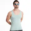 Chaleco modal de verano para hombre talla grande elástico chaleco juvenil camiseta sin mangas deportiva fitness camiseta interior venta al por mayor