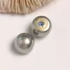 Parche de Perla Redonda Media Esfera Ins Estilo Japonés Tu Zhen Perlado de Pera con Cintura Alta para Pendientes DIY para Mujer, Accesorios de Decoración para Zapatos