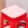 Cojín para Silla de Cuatro Estaciones Pegamento para Silla Cojín para Taburete Almohadilla para Glúteos Cubierta de Cojín Suave Antideslizante Engrosado Cuadrado Largo para Sentarse Suave Invierno