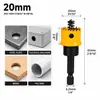 Broca Abridora de Agujeros Metálicos para Taladro Eléctrico con Vástago Hexagonal para Chapa de Hierro, Caja Eléctrica, Pladur, Carpintería, Plástico, Acrílico