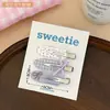 Pinzas sin costuras de pedrería muy atractivas y dulces para niñas, pinzas versátiles para flequillo, pinzas laterales, pinzas para el cabello elegantes para chicas a la moda, accesorios para el cabello frescos