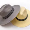 Sombrero de verano para hombre, protector solar, para playa, de ala grande, de paja, para hombre mayor, moderno, para el sol, para pesca, venta al por mayor