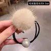 Accesorios para el cabello de alta gama para otoño e invierno, bola de pelo, anillo para el cabello, cuerda para coleta de pelo, banda de goma pequeña para el cabello de mujer, nuevos accesorios para el cabello de bola 2024