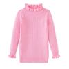 Ropa para niños 2022 Primavera y Otoño nuevo suéter de cuello alto medio para niños suéter básico de orejas de madera para niñas venta al por mayor