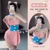 Lin linting lingerie sexy sexy fofo macio fofo traje de empregada macio menina casa cama livre off uniforme terno alça